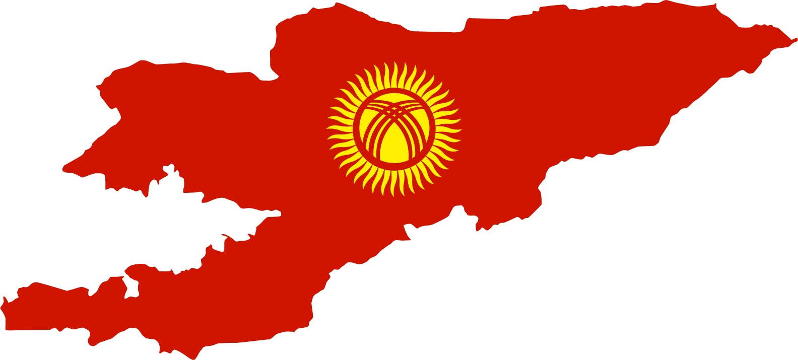 Кыргызстан флаг